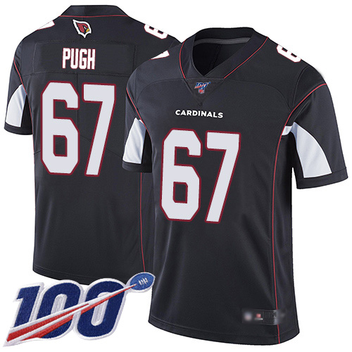 Arizona Cardinals Limited Black Men Justin Pugh Alternate Jersey NFL Football #67 100th Season Vapor Untouchable->arizona cardinals->NFL Jersey